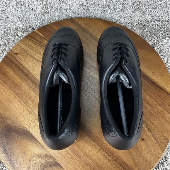 Capezio Roxy Tap Women Size 13 M Professional Dance Shoes Black Leather 960 - Picture 7 of 13